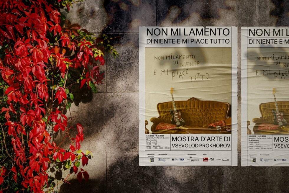 Progettazione grafica locandina mostra Spazio35 - Grafica Udine